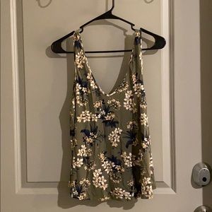 Floral American Eagle Tank